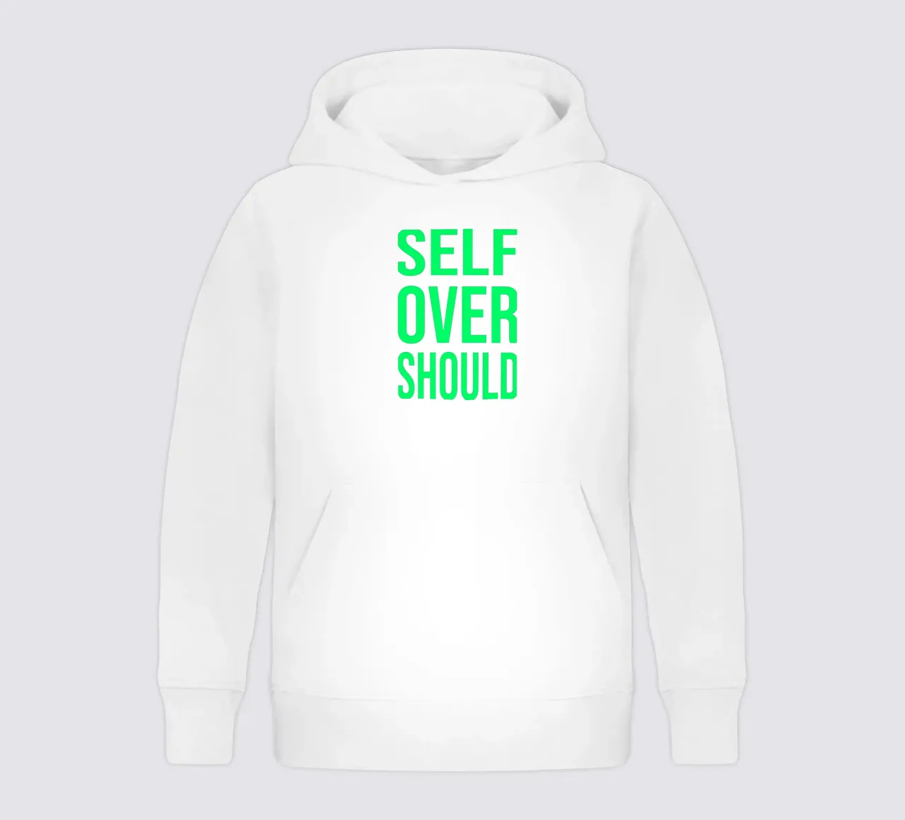 OVER Series- bold letters, brave values (5 colors) felpa bambino con cappuccio da OVER SERIES