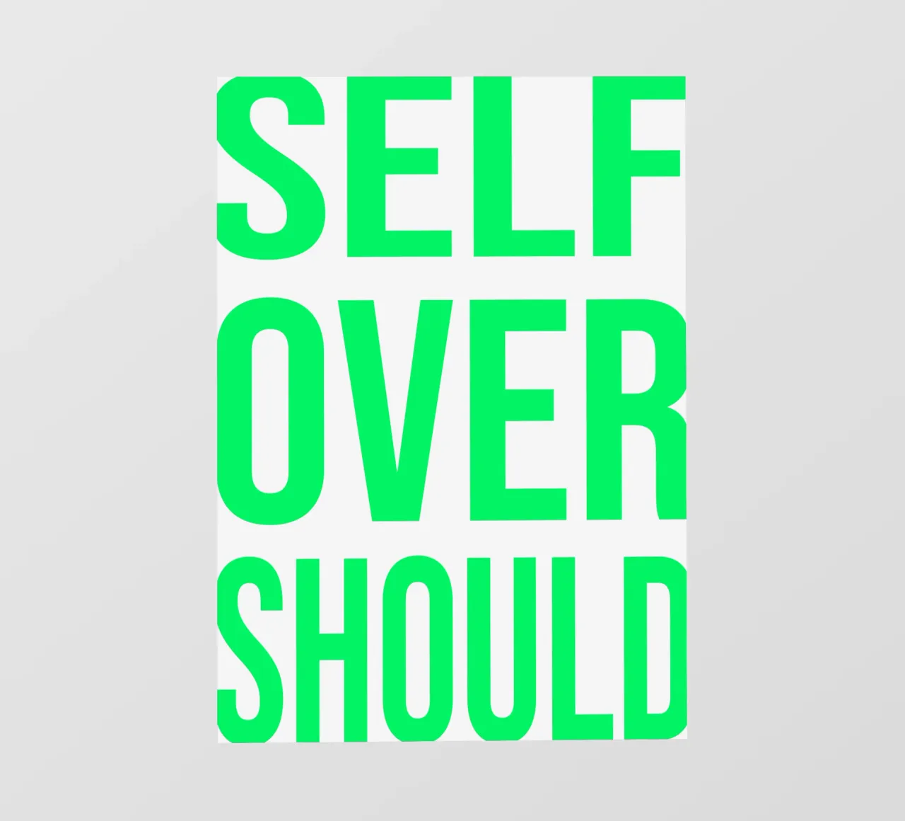 OVER Series- bold letters, brave values (5 colors) pellicola backlit da OVER SERIES