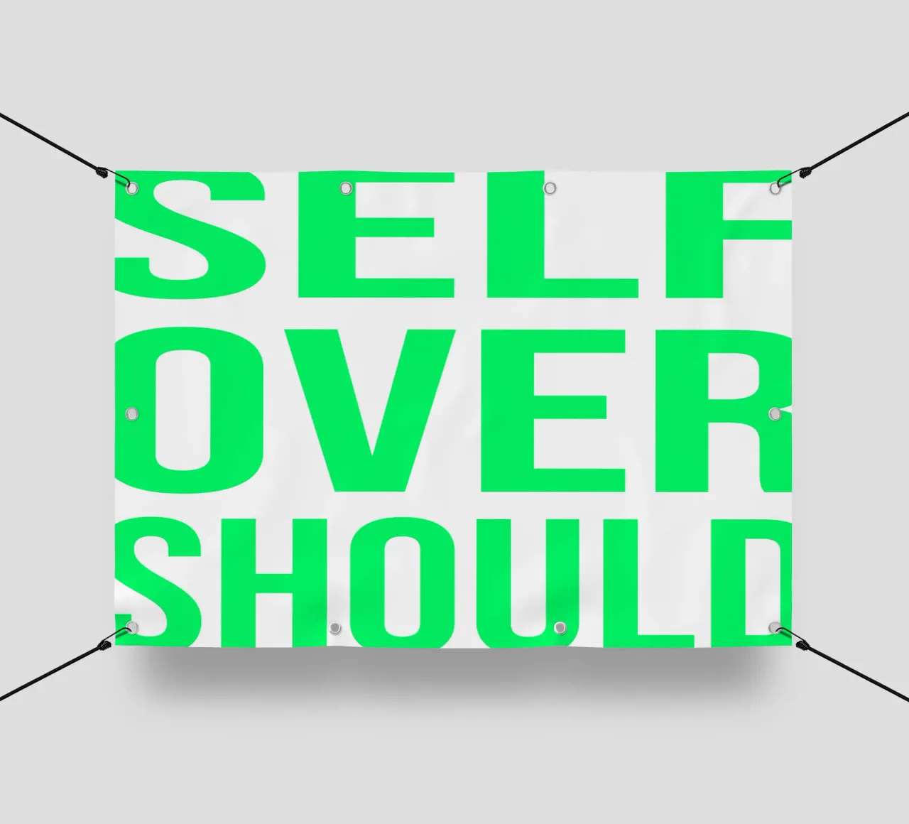 OVER Series- bold letters, brave values (5 colors) telo in pvc da OVER SERIES