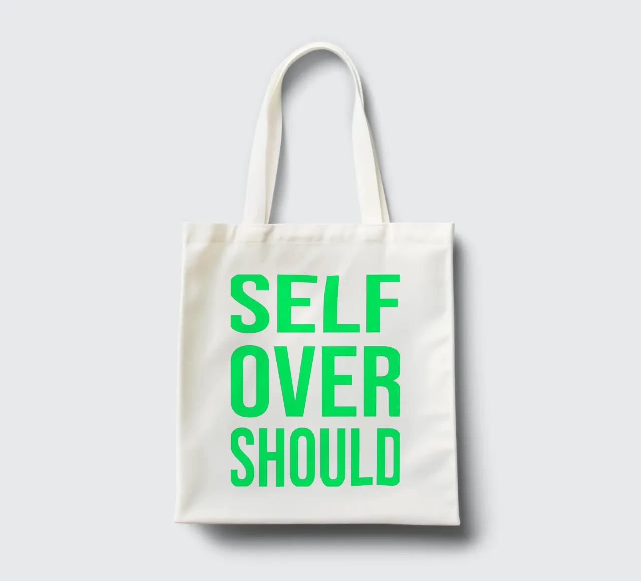 OVER Series- bold letters, brave values (5 colors) borsa in juta da OVER SERIES