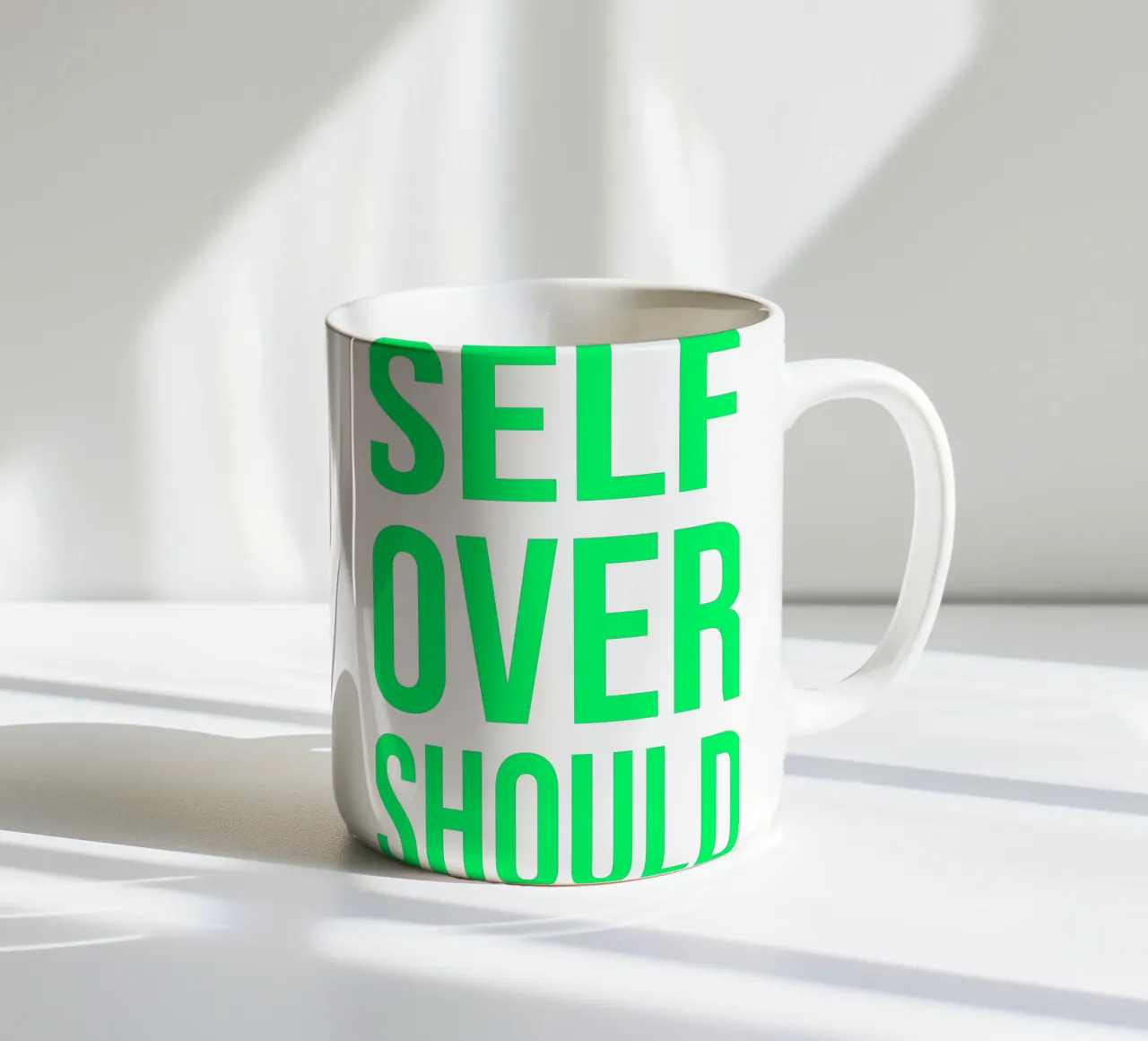 OVER Series- bold letters, brave values (5 colors) tazza in ceramica da OVER SERIES