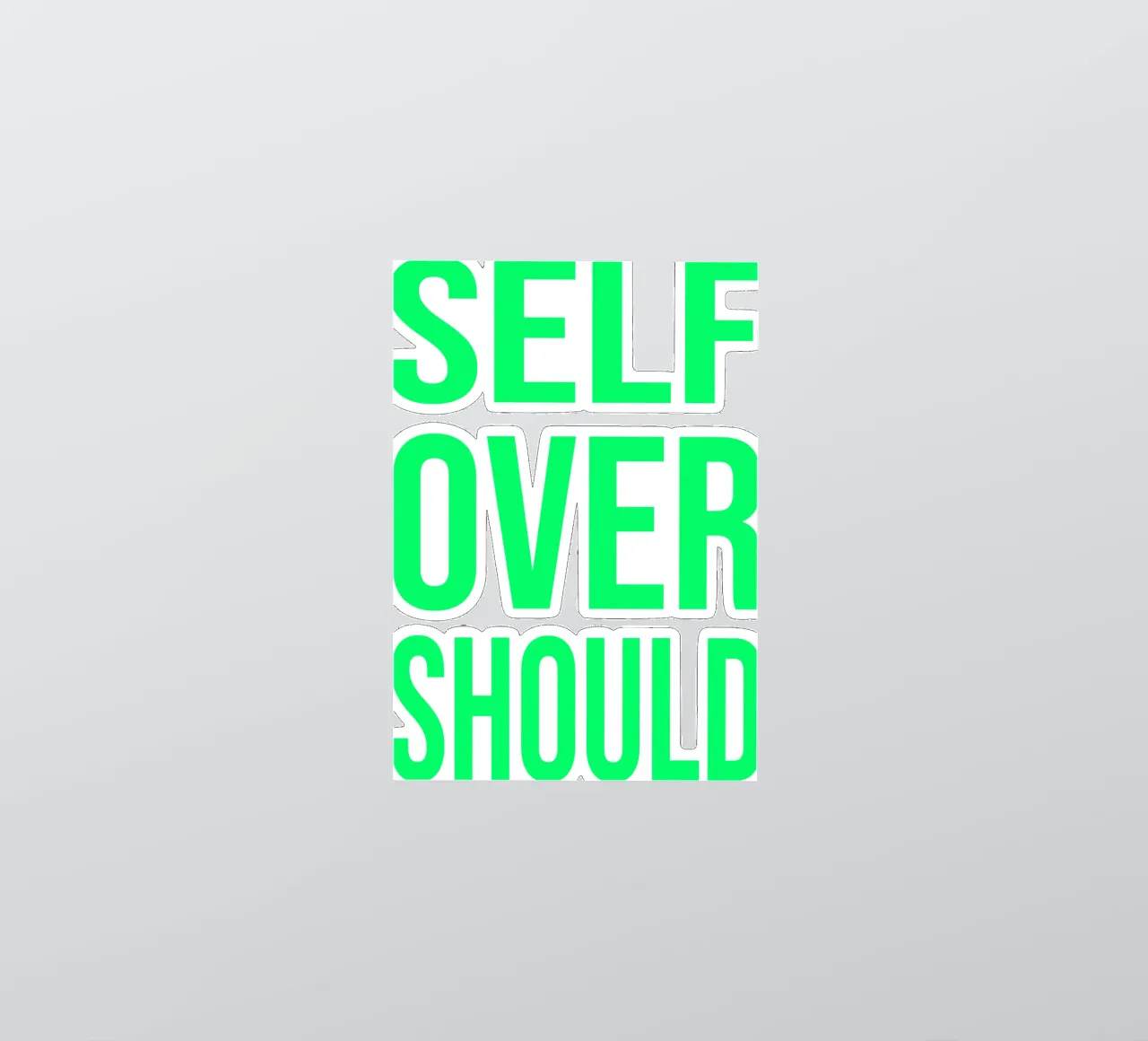OVER Series- bold letters, brave values (5 colors) adesivo da OVER SERIES