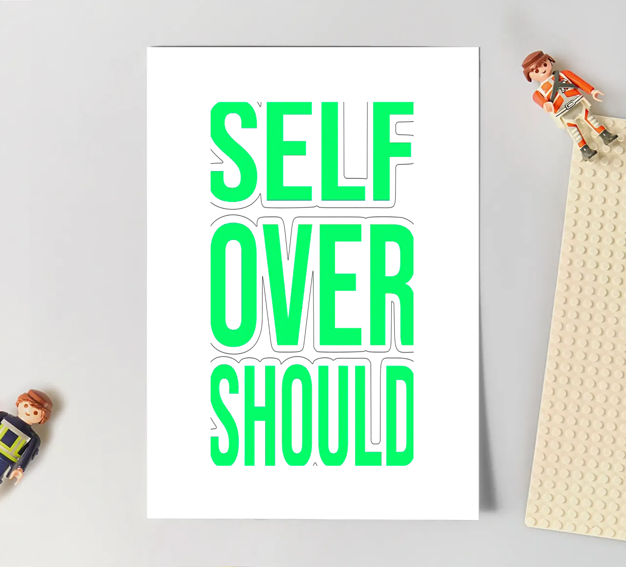 OVER Series- bold letters, brave values (5 colors) foglio adesivo da OVER SERIES