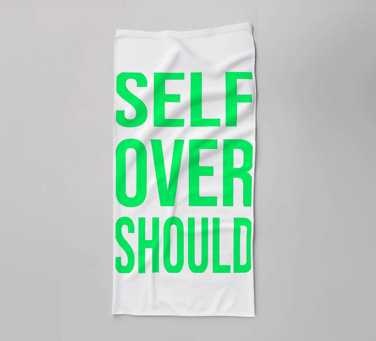OVER Series- bold letters, brave values (5 colors) asciugamano da bagno da OVER SERIES