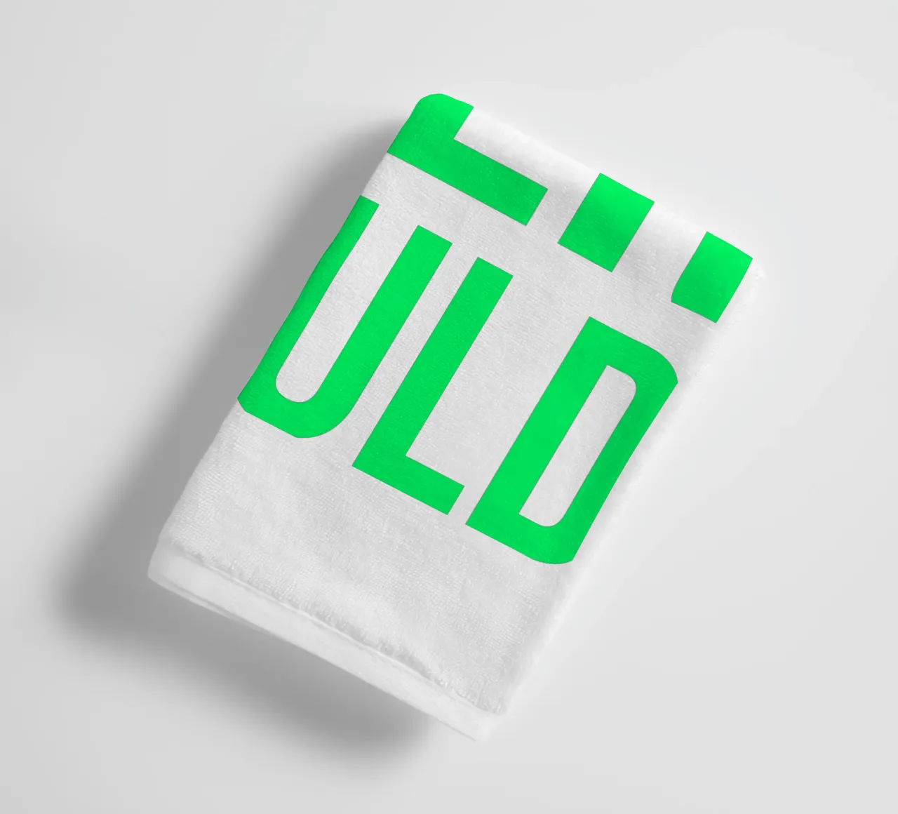 OVER Series- bold letters, brave values (5 colors) asciugamano da bagno da OVER SERIES