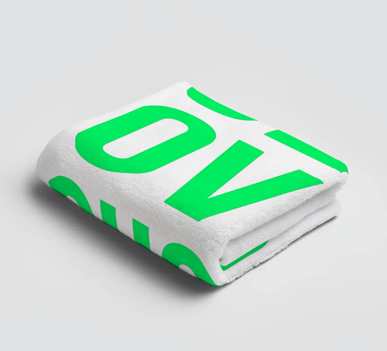 OVER Series- bold letters, brave values (5 colors) asciugamano da bagno da OVER SERIES