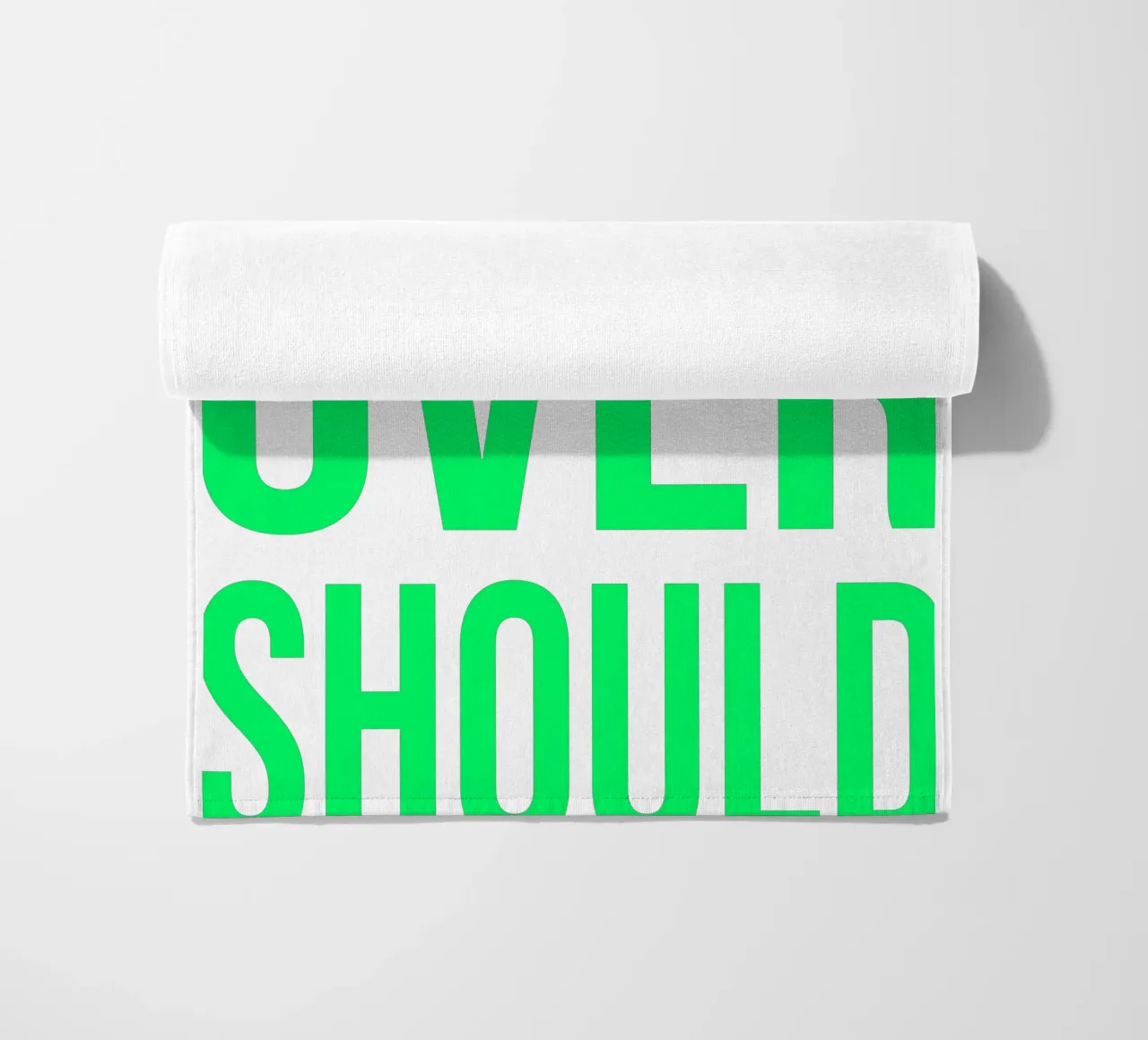 OVER Series- bold letters, brave values (5 colors) telo mare da OVER SERIES