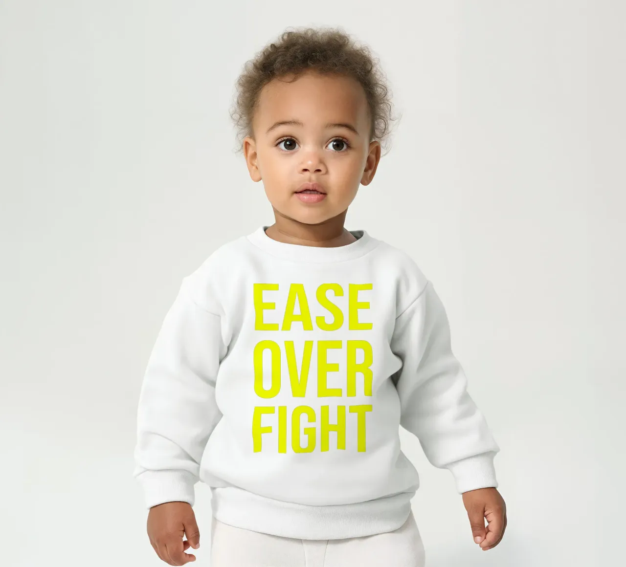 OVER Series- bold letters, brave values (5 colors) felpa neonato da OVER SERIES