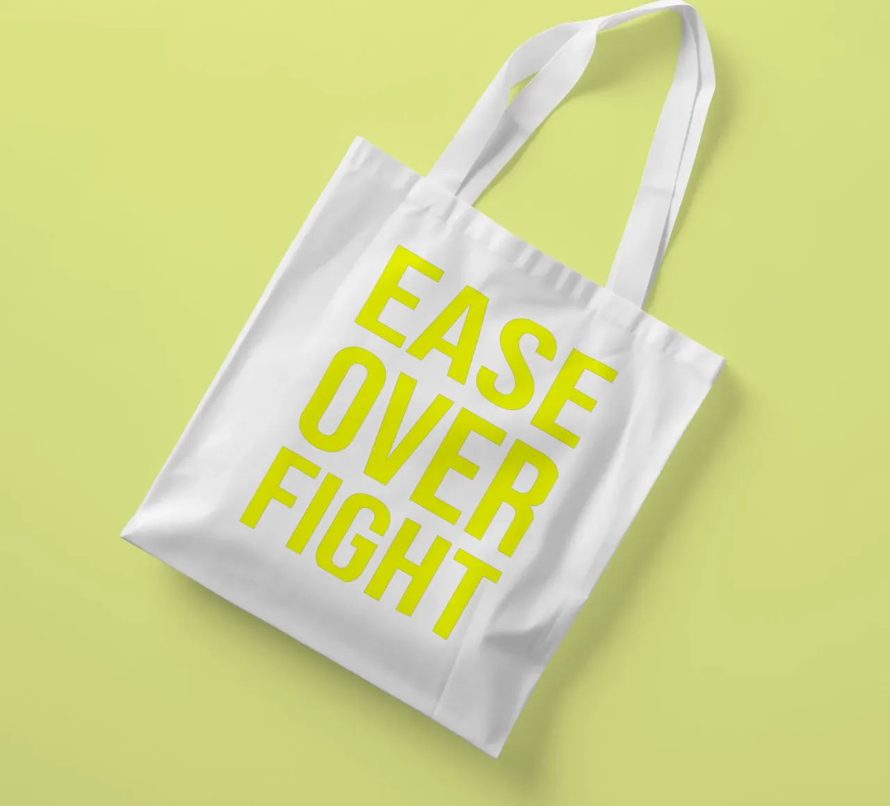 OVER Series- bold letters, brave values (5 colors) borsa in juta da OVER SERIES
