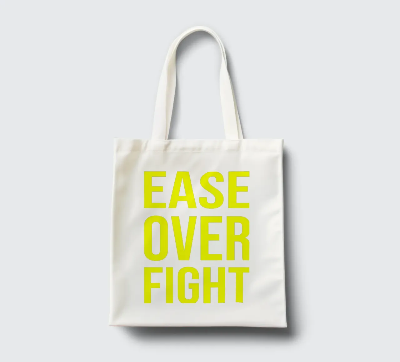 OVER Series- bold letters, brave values (5 colors) borsa in juta da OVER SERIES