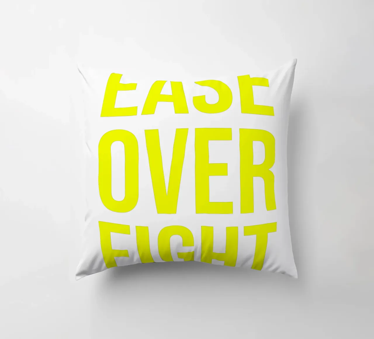 OVER Series- bold letters, brave values (5 colors) cuscino da OVER SERIES