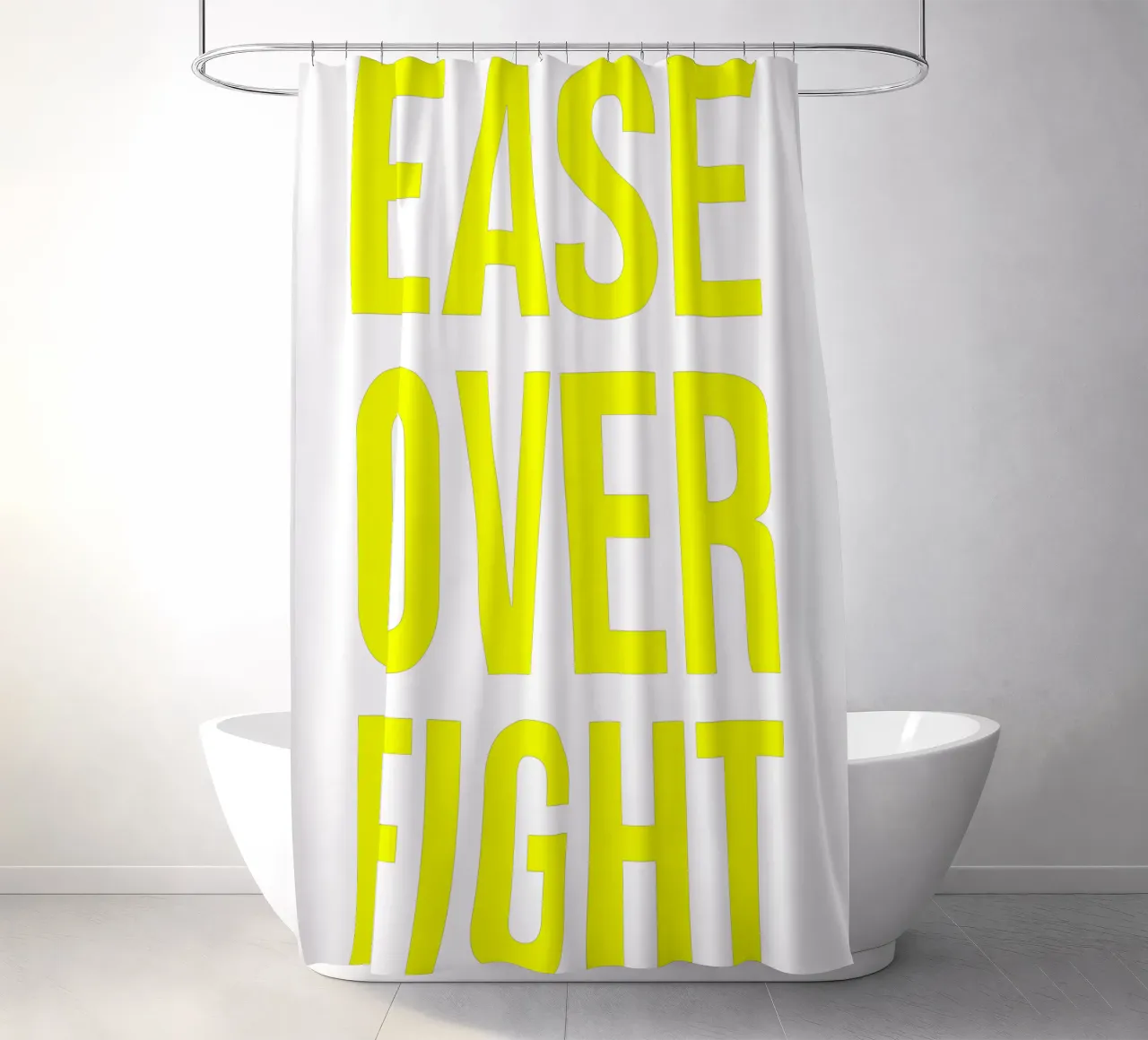 OVER Series- bold letters, brave values (5 colors) tenda da doccia da OVER SERIES