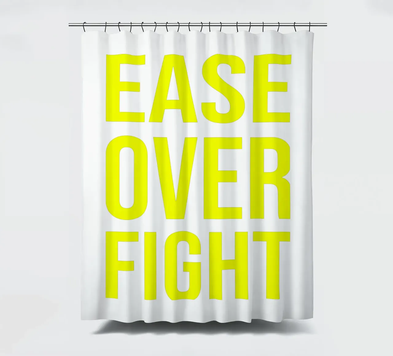 OVER Series- bold letters, brave values (5 colors) tenda da doccia da OVER SERIES