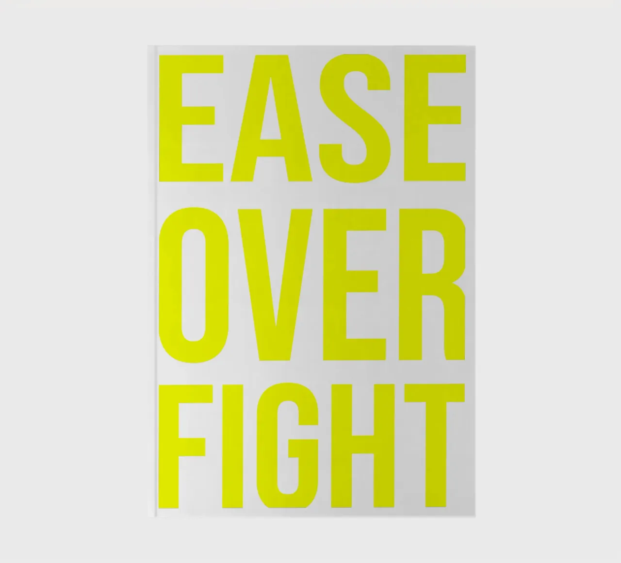 OVER Series- bold letters, brave values (5 colors) notebook by OVER SERIES