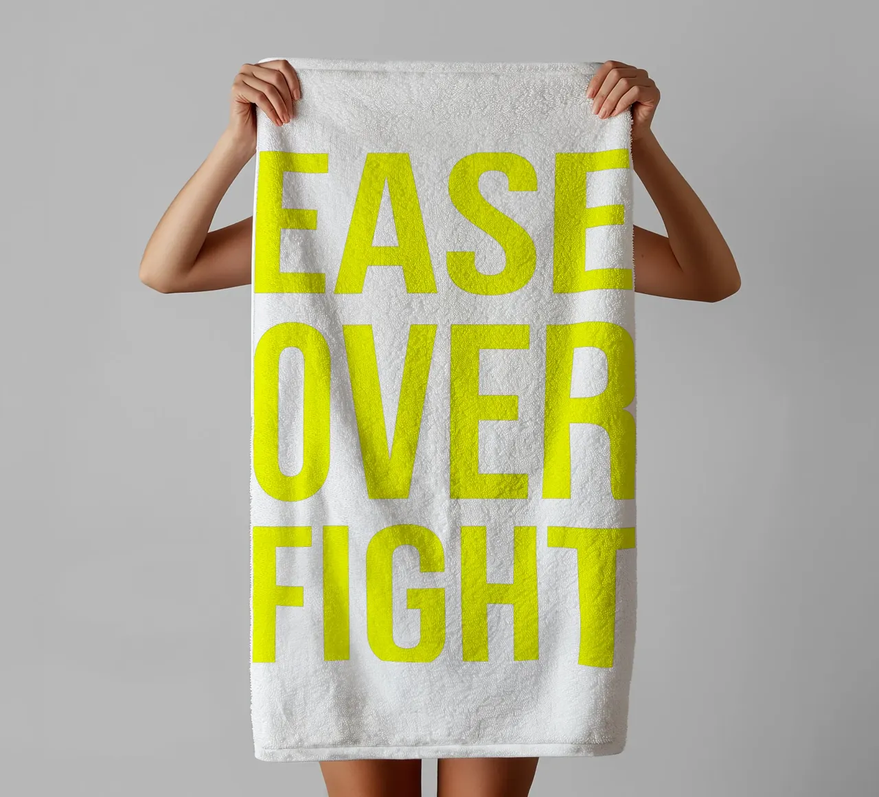 OVER Series- bold letters, brave values (5 colors) asciugamano da bagno da OVER SERIES