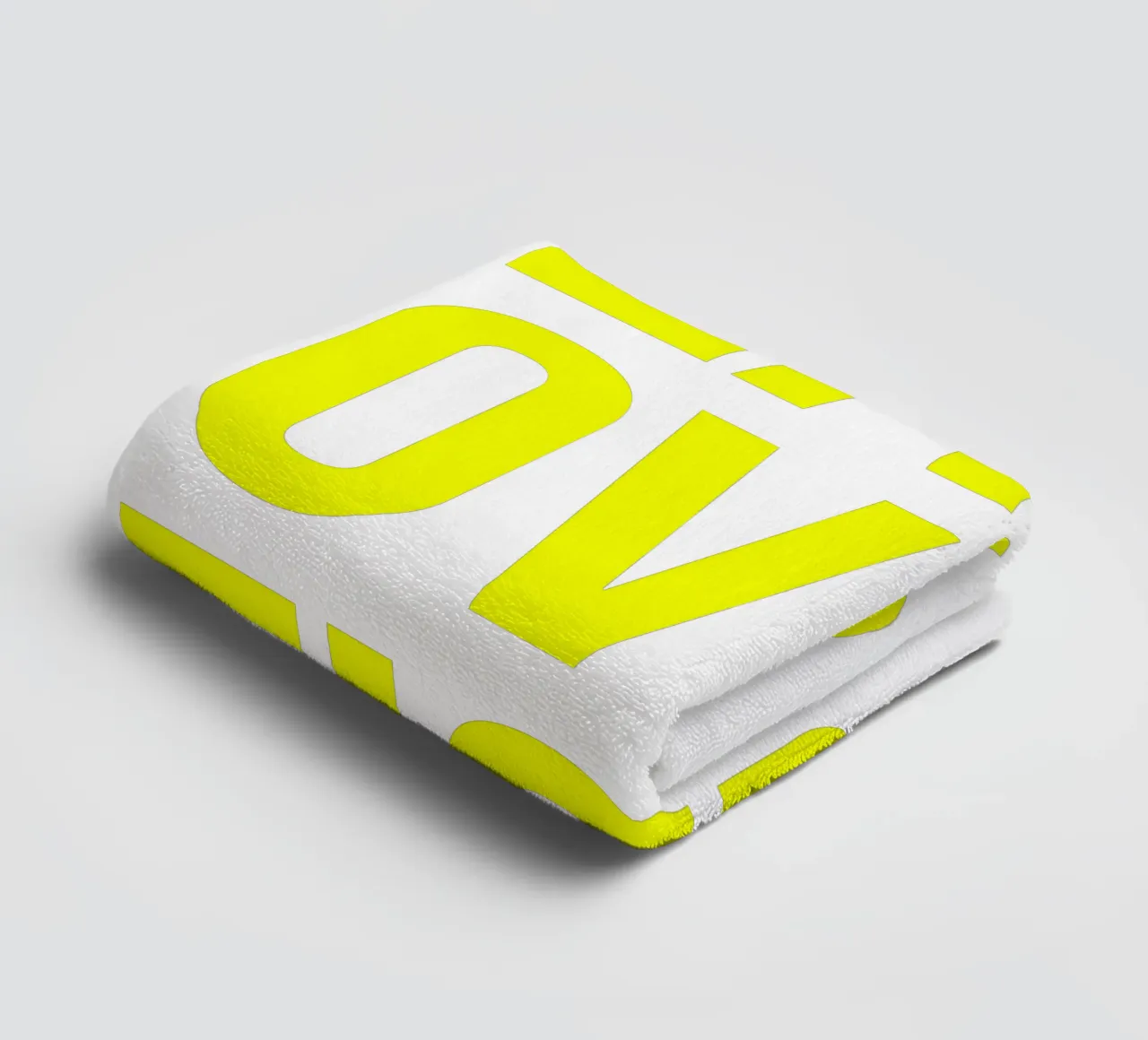 OVER Series- bold letters, brave values (5 colors) asciugamano da bagno da OVER SERIES