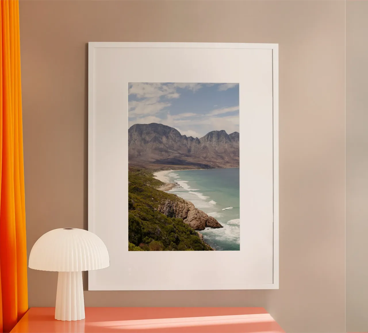 Golven in Zuid-Afrika hahnemühle van Simon Koy