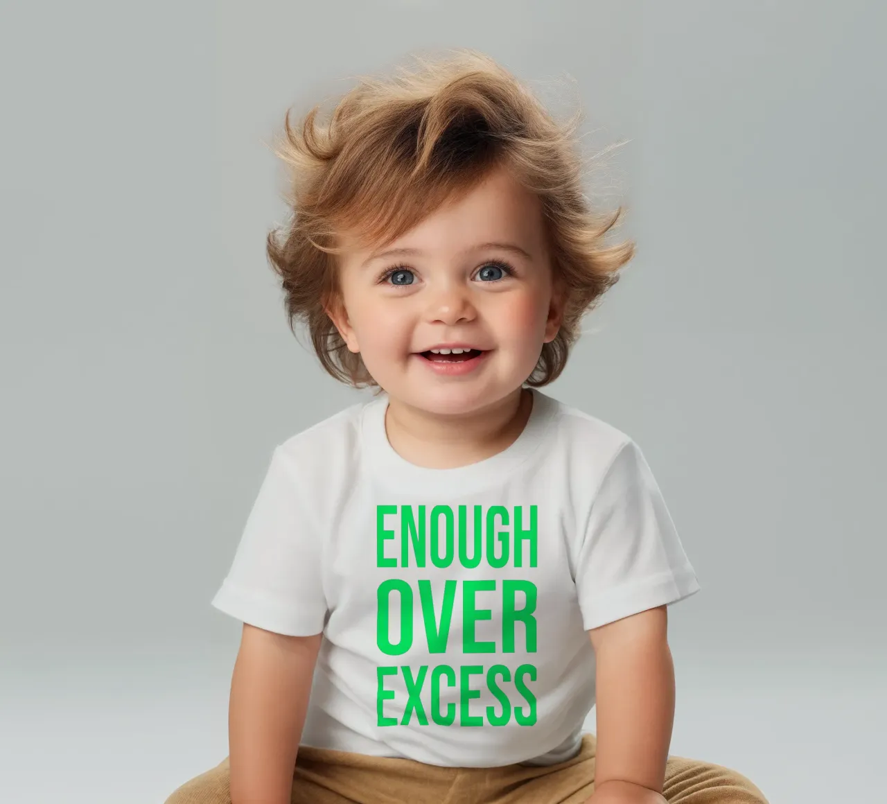 OVER Series- bold letters, brave values (5 colors) maglietta neonato da OVER SERIES