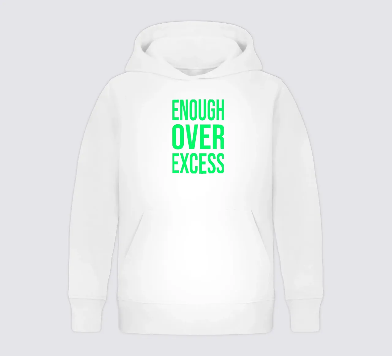 OVER Series- bold letters, brave values (5 colors) felpa bambino con cappuccio da OVER SERIES