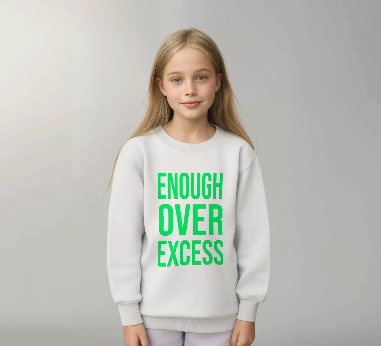 OVER Series- bold letters, brave values (5 colors) felpa bambino da OVER SERIES