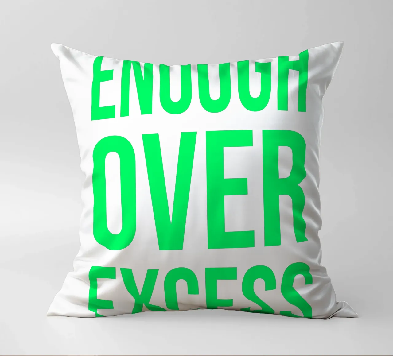 OVER Series- bold letters, brave values (5 colors) cuscino da OVER SERIES