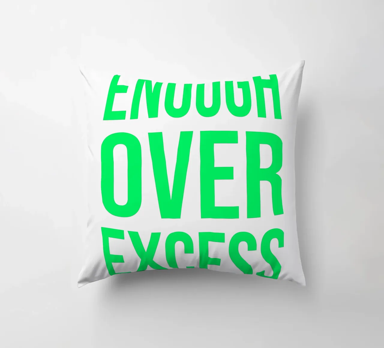 OVER Series- bold letters, brave values (5 colors) cuscino da OVER SERIES