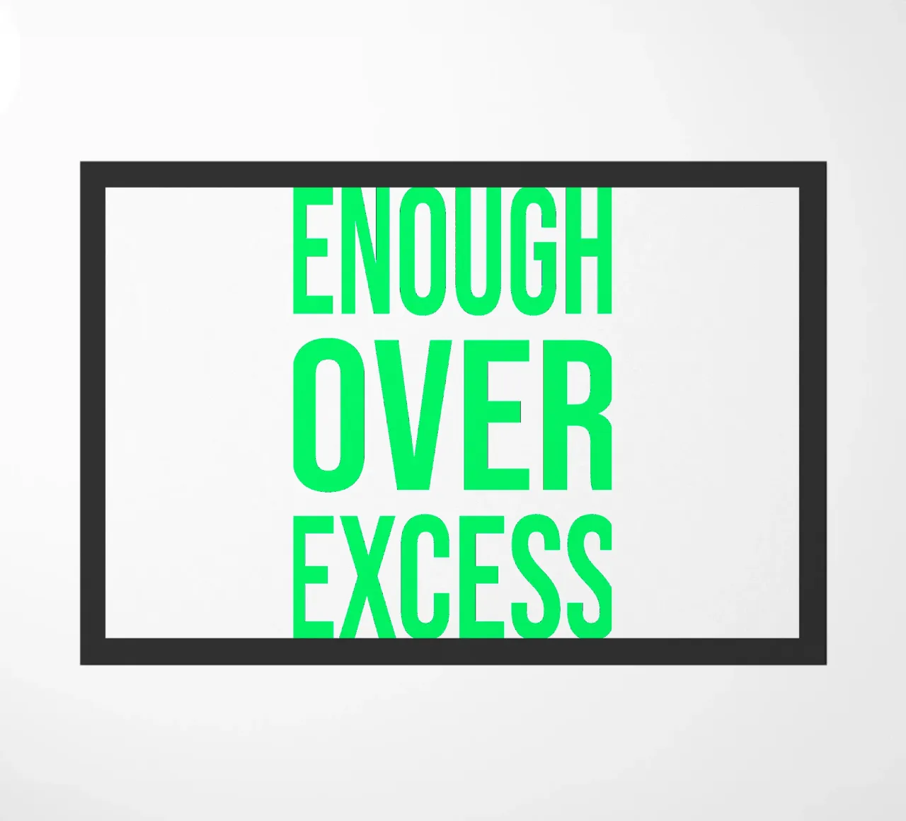 OVER Series- bold letters, brave values (5 colors) zerbino da OVER SERIES