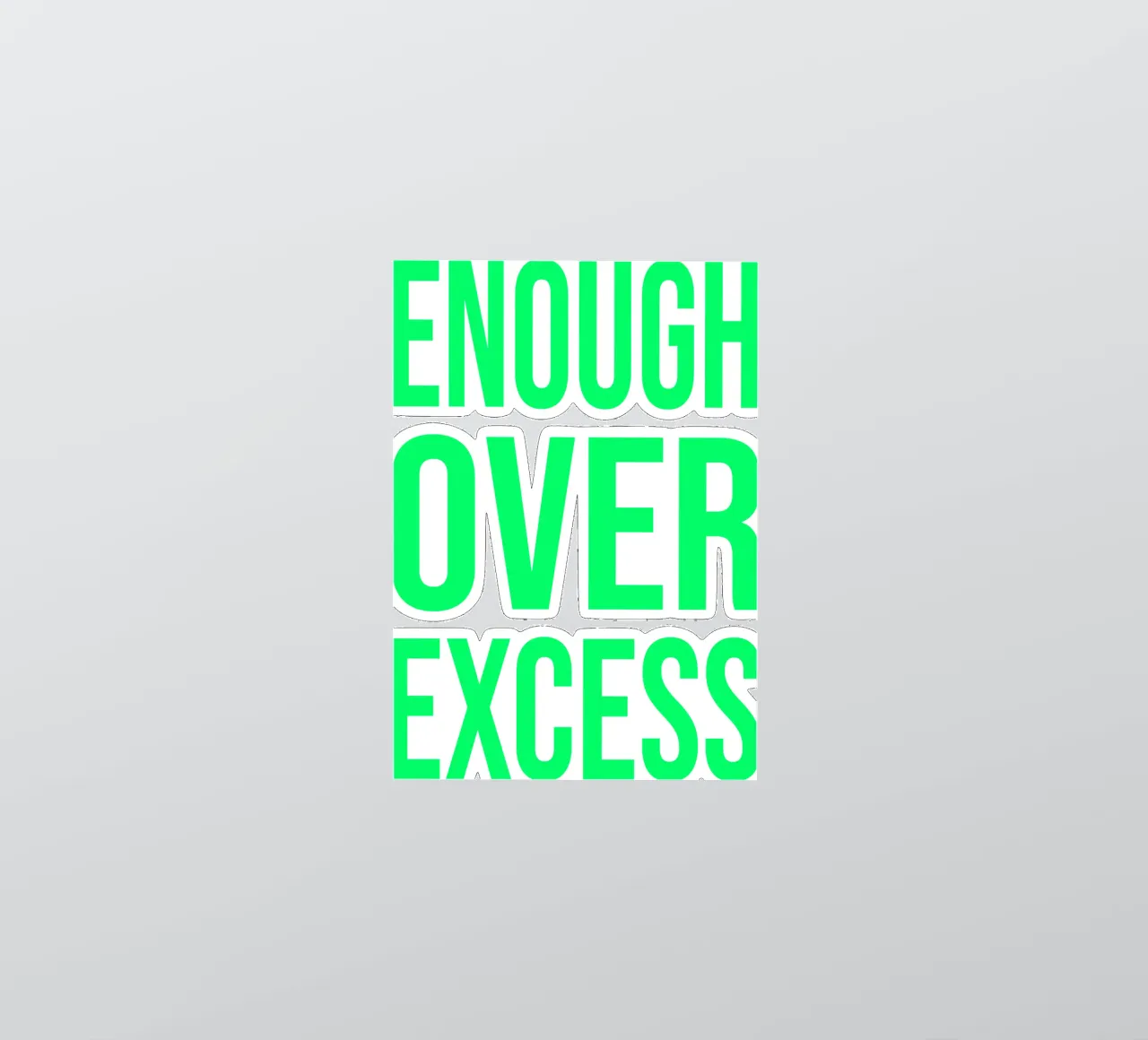 OVER Series- bold letters, brave values (5 colors) adesivo da OVER SERIES