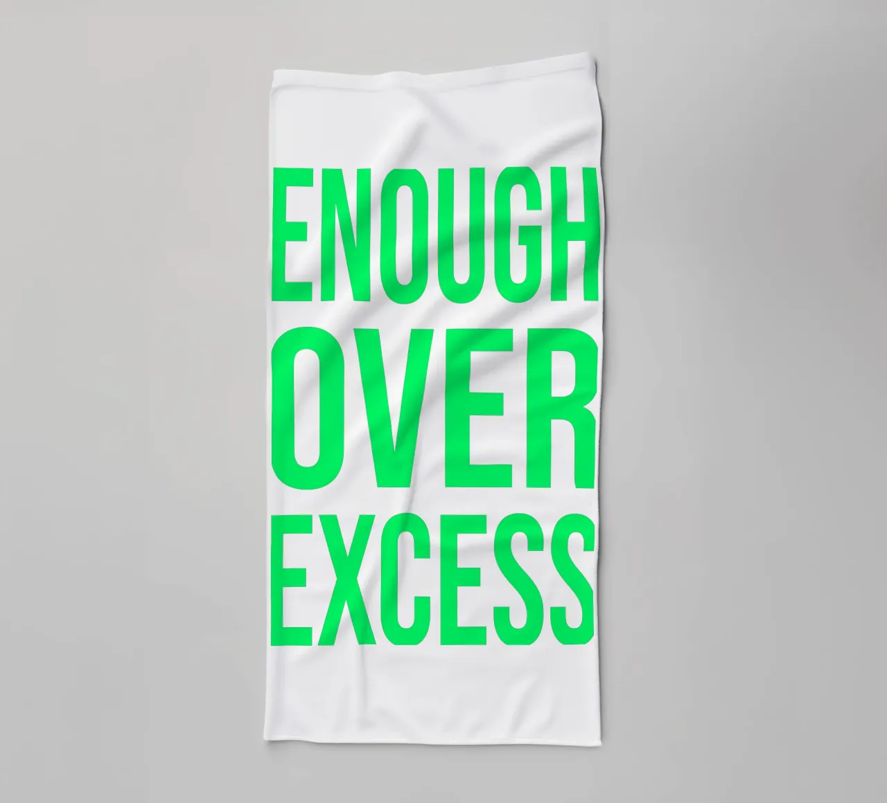 OVER Series- bold letters, brave values (5 colors) asciugamano da bagno da OVER SERIES