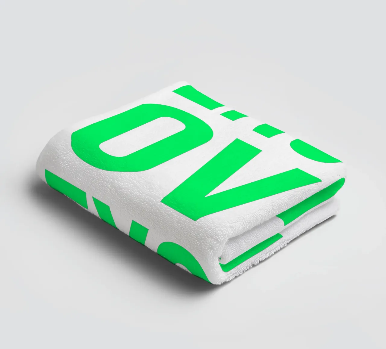 OVER Series- bold letters, brave values (5 colors) asciugamano da bagno da OVER SERIES