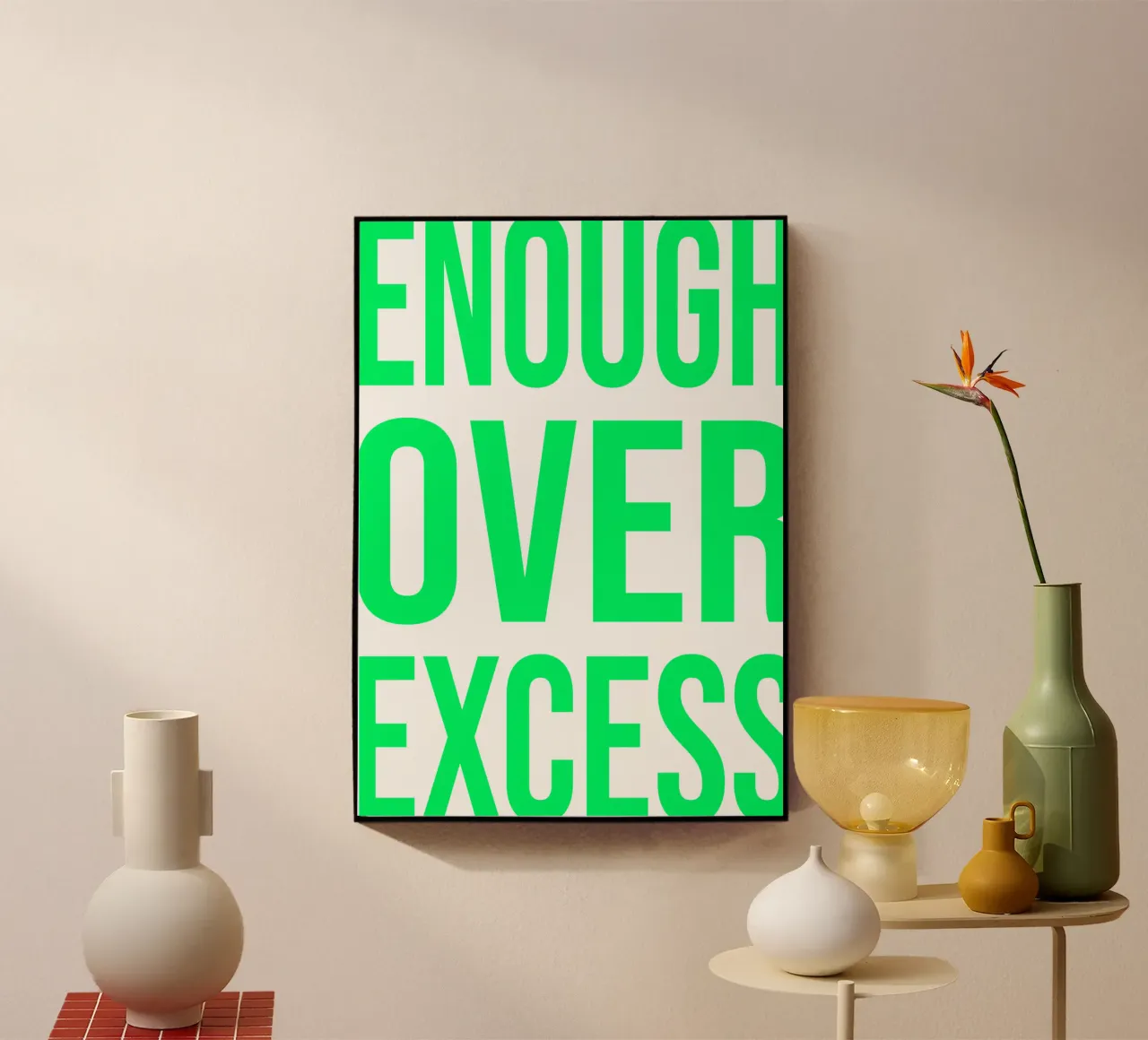 OVER Series- bold letters, brave values (5 colors) metacrilato de OVER SERIES