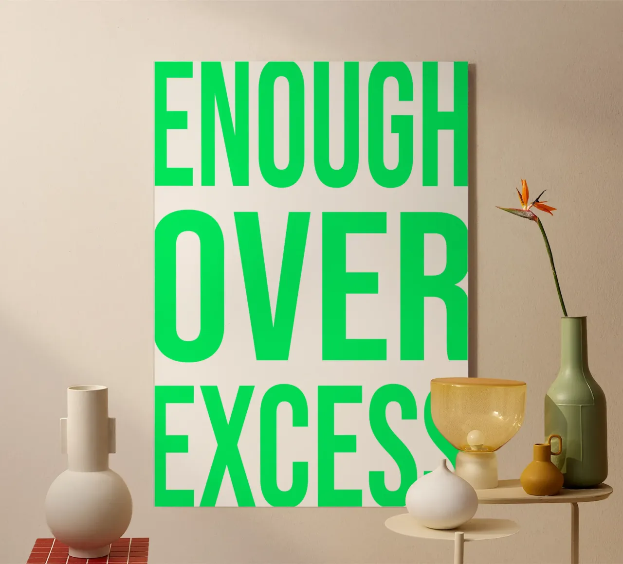 OVER Series- bold letters, brave values (5 colors) metacrilato de OVER SERIES
