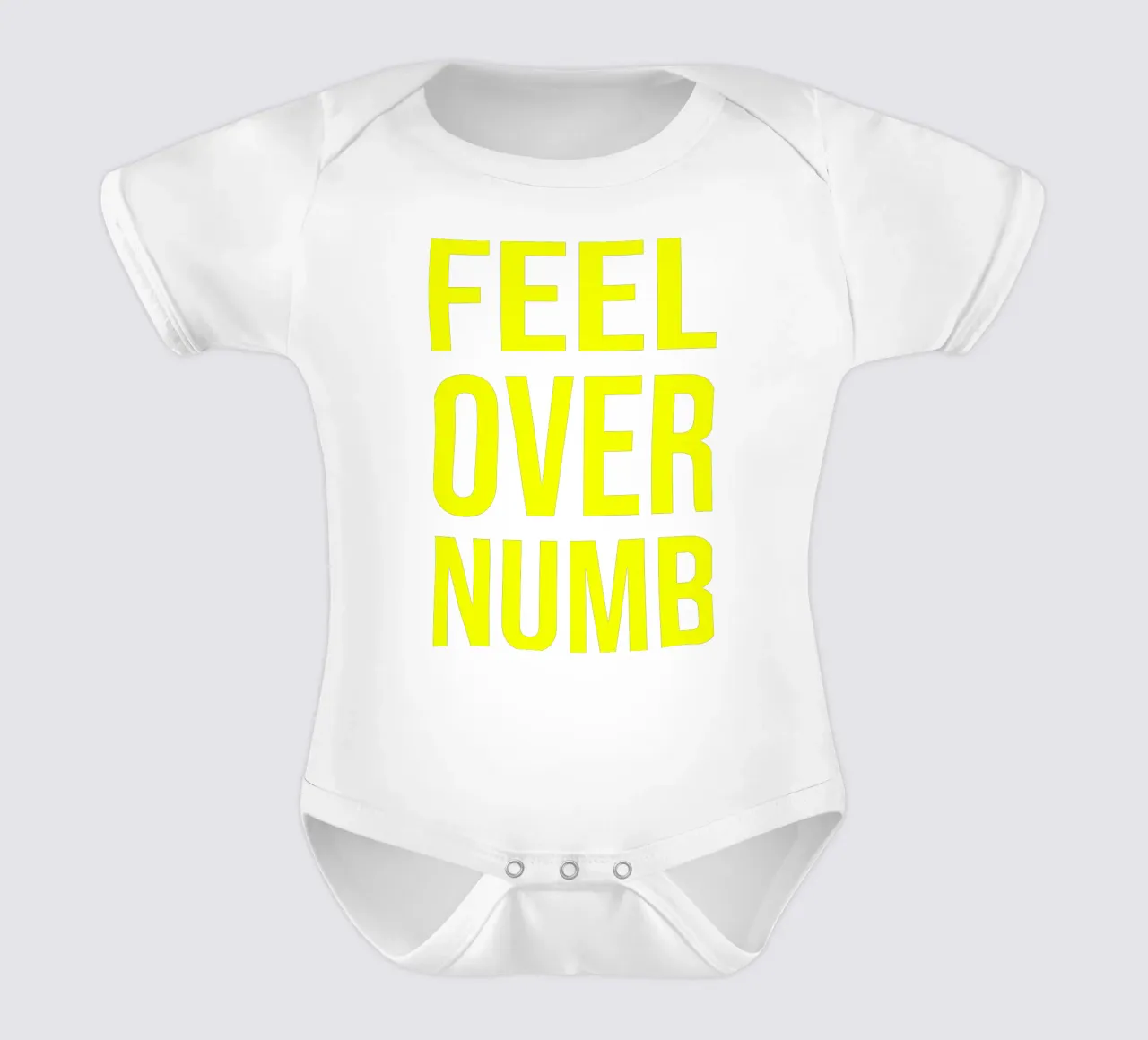 OVER Series- bold letters, brave values (5 colors) body neonato maniche corte da OVER SERIES