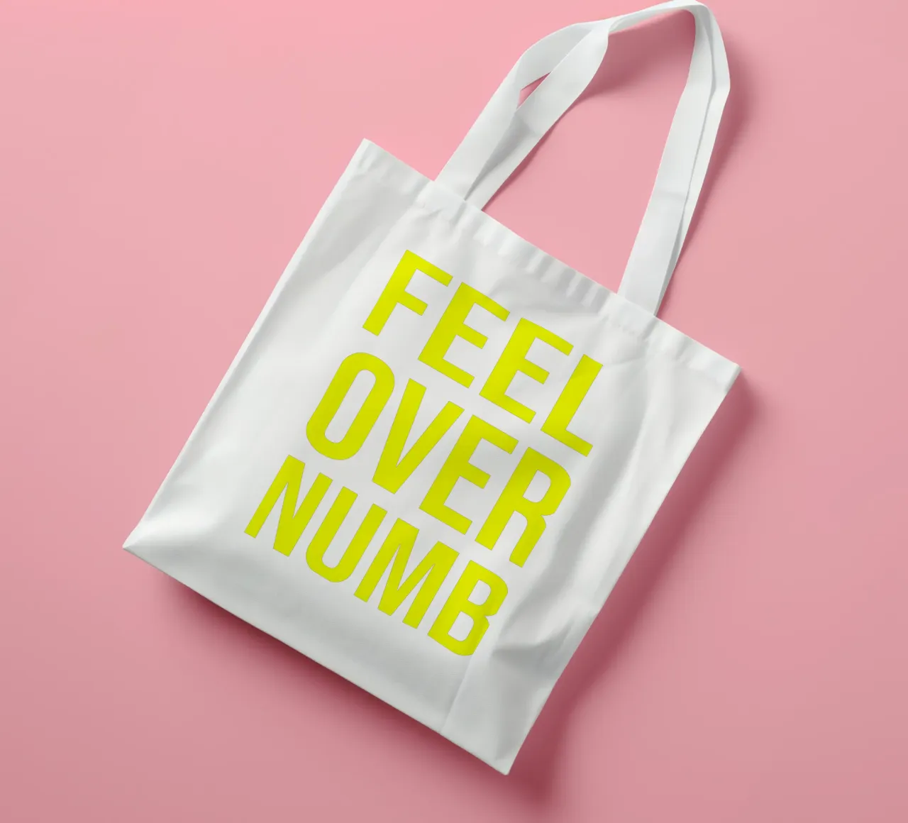 OVER Series- bold letters, brave values (5 colors) borsa in juta da OVER SERIES