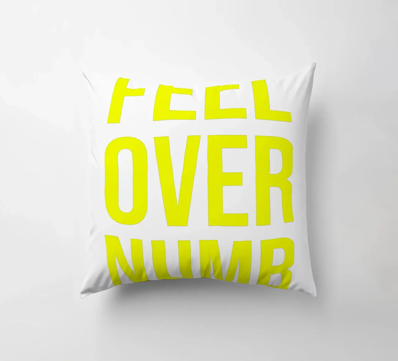 OVER Series- bold letters, brave values (5 colors) cuscino da OVER SERIES