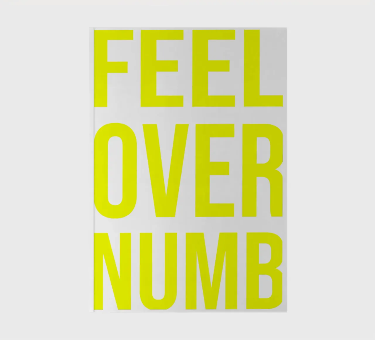 OVER Series- bold letters, brave values (5 colors) notebook by OVER SERIES