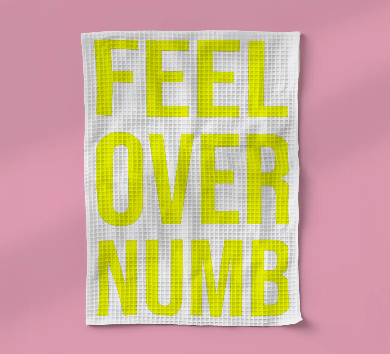 OVER Series- bold letters, brave values (5 colors) canovaccio da cucina da OVER SERIES