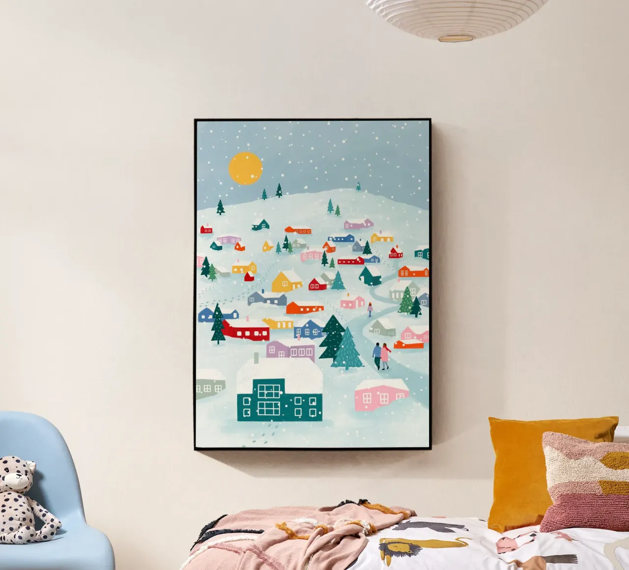 Winter Town plexiglass da Bea Mueller