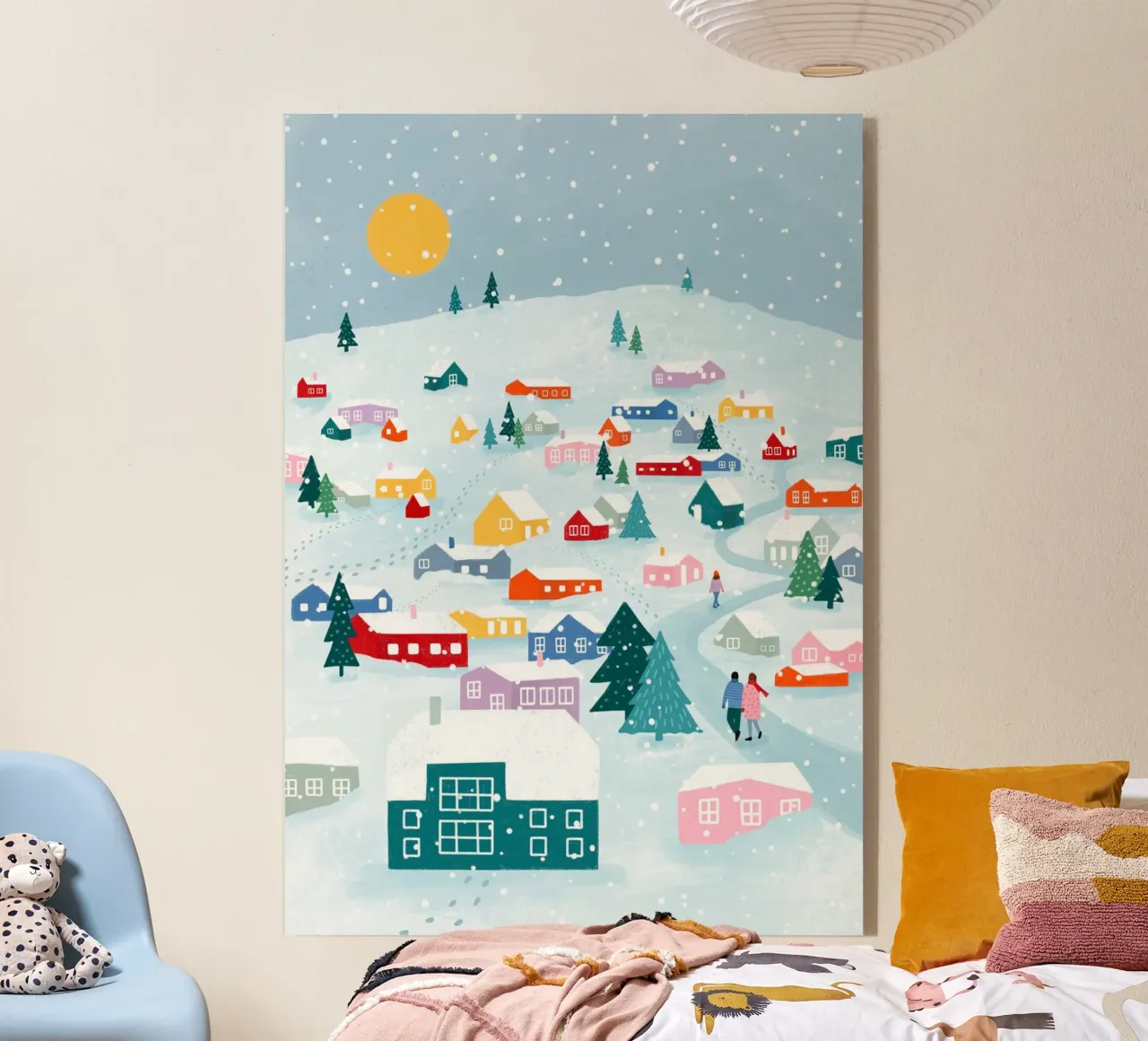 Winter Town plexiglass da Bea Mueller