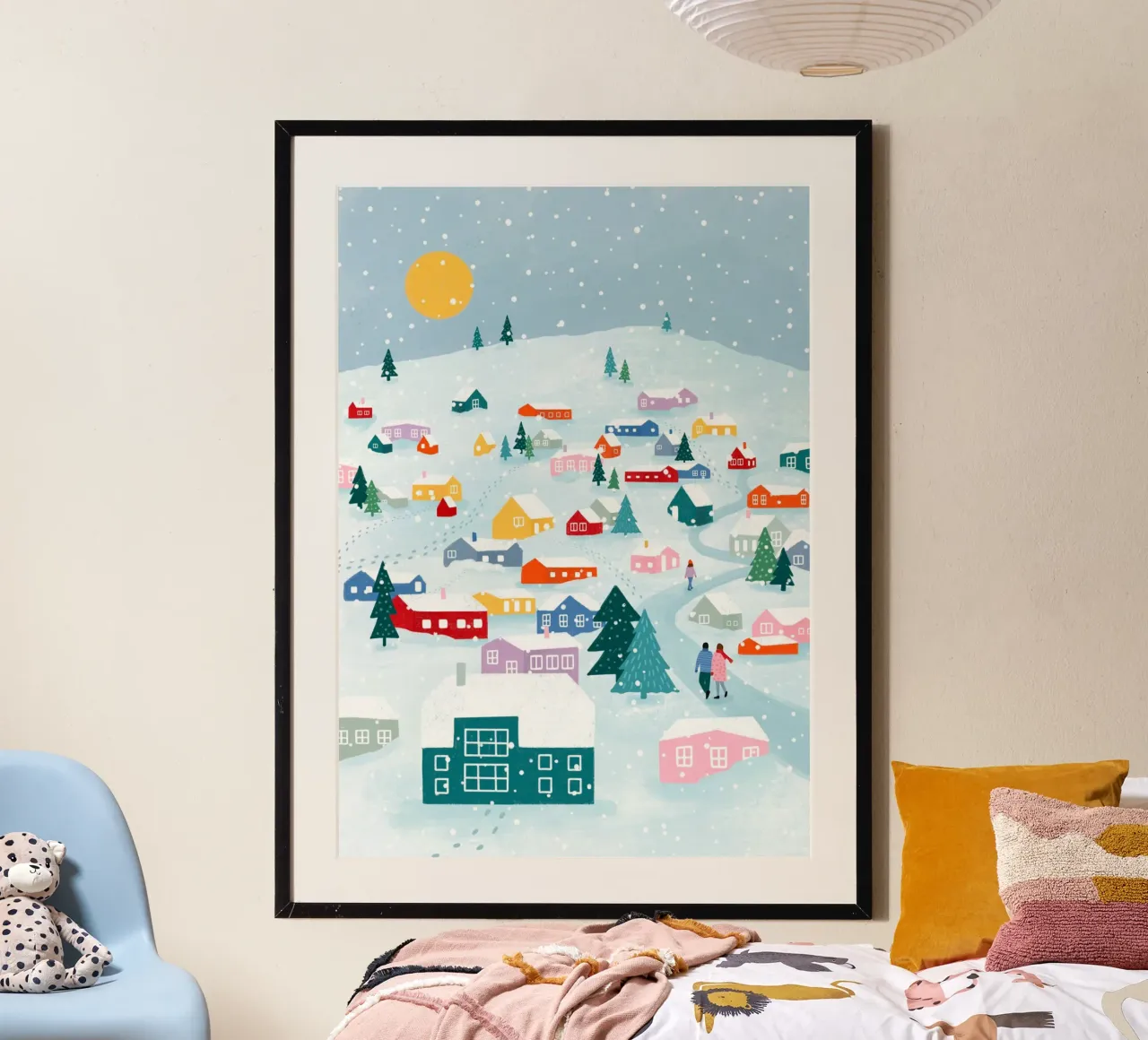 Winter Town poster da Bea Mueller