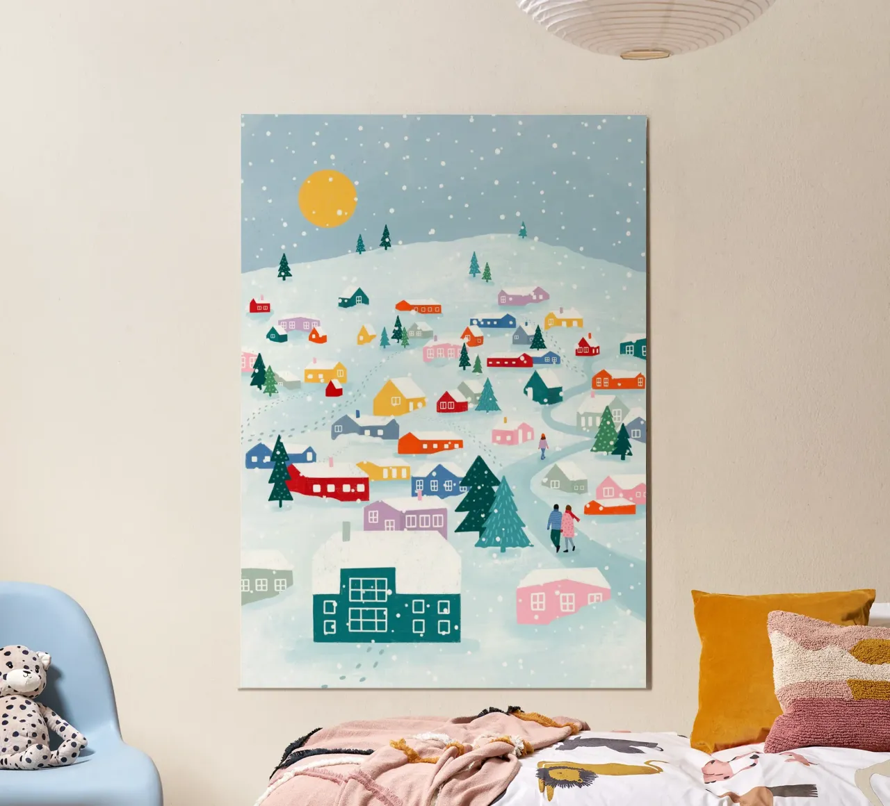 Winter Town poster da Bea Mueller