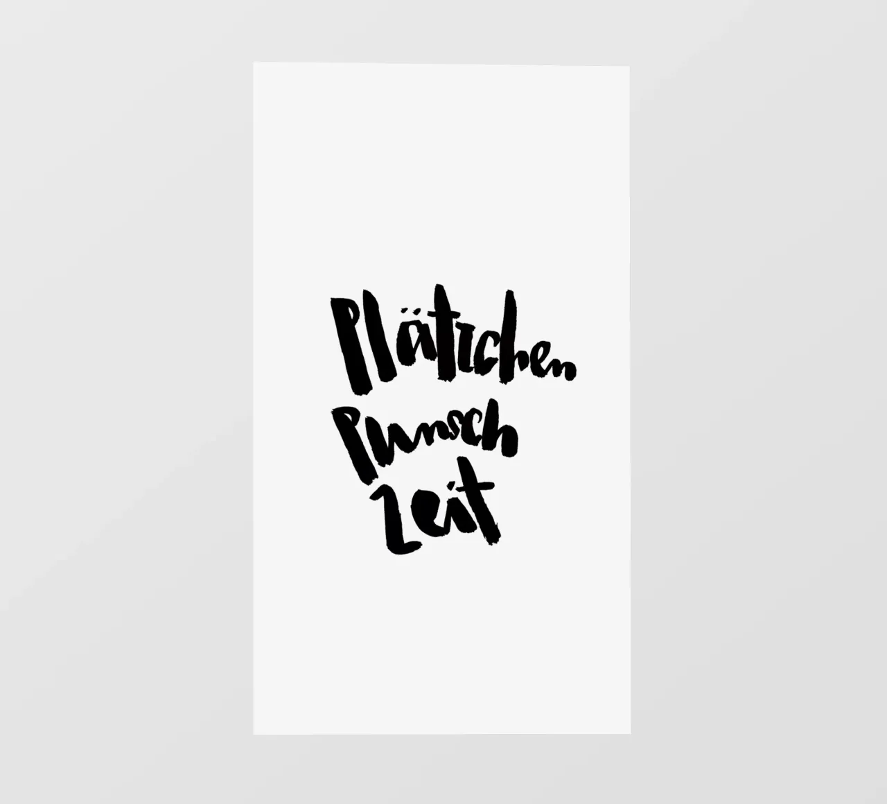Plätzchen-Punsch-Zeit telo in pvc da Brushmeetspaper