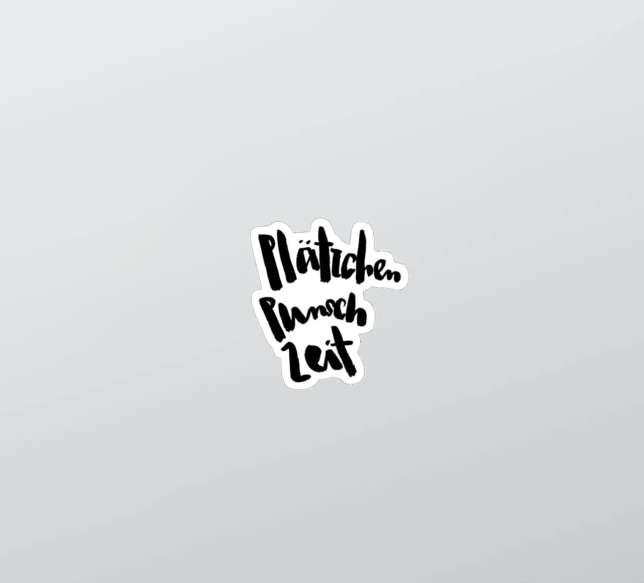 Plätzchen-Punsch-Zeit adesivo da Brushmeetspaper