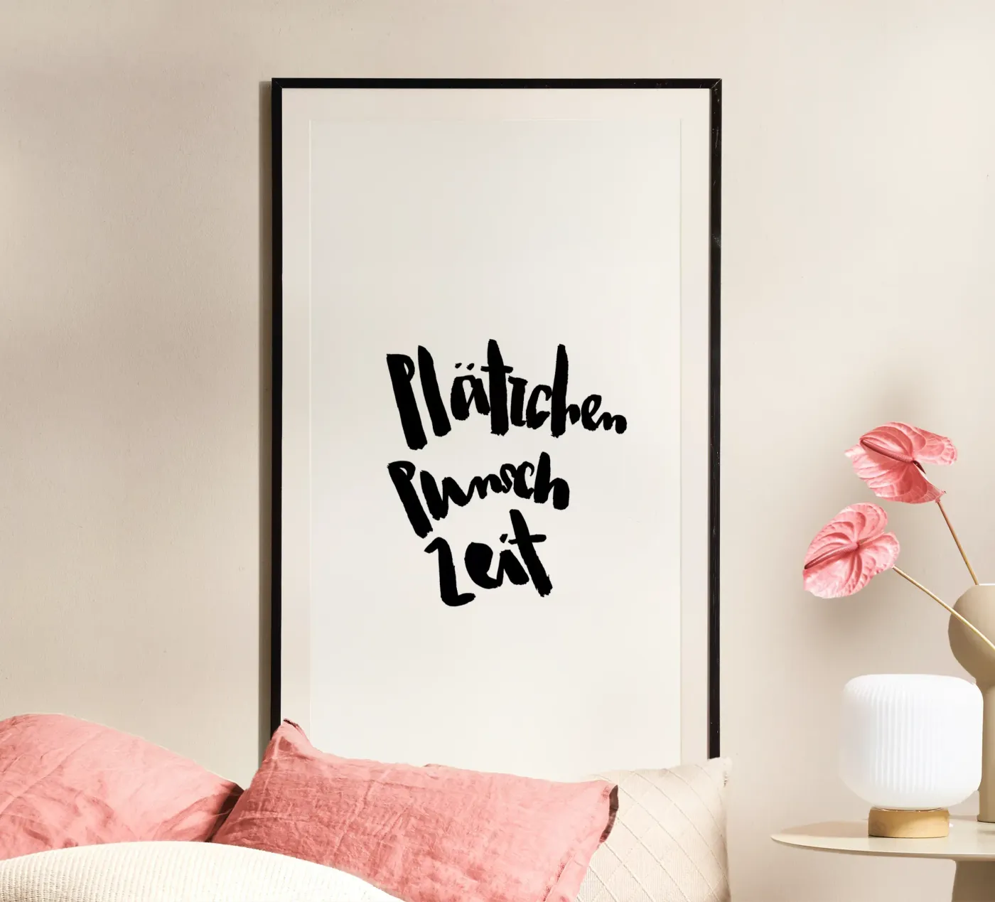 Plätzchen-Punsch-Zeit poster da Brushmeetspaper