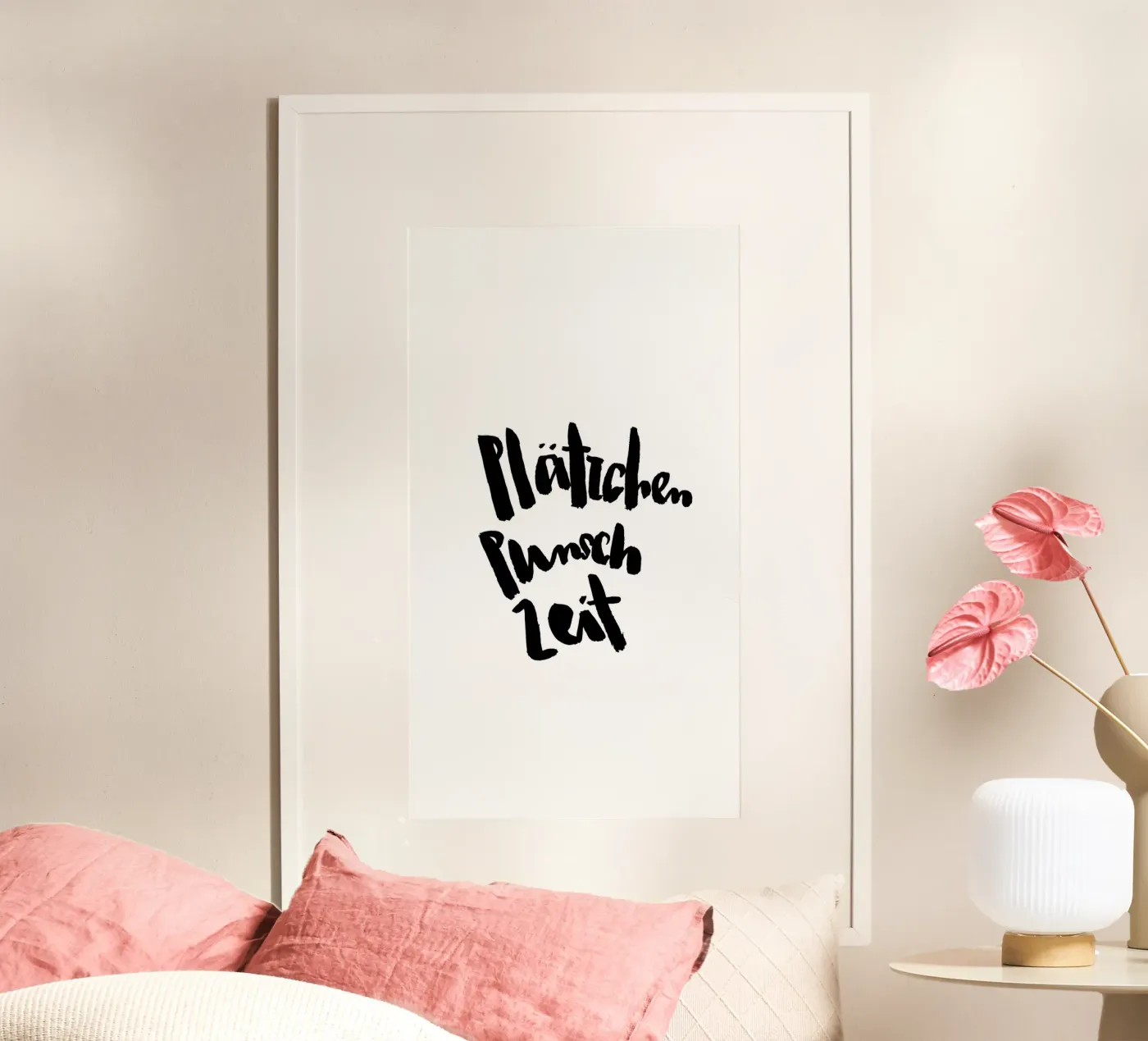 Plätzchen-Punsch-Zeit poster da Brushmeetspaper