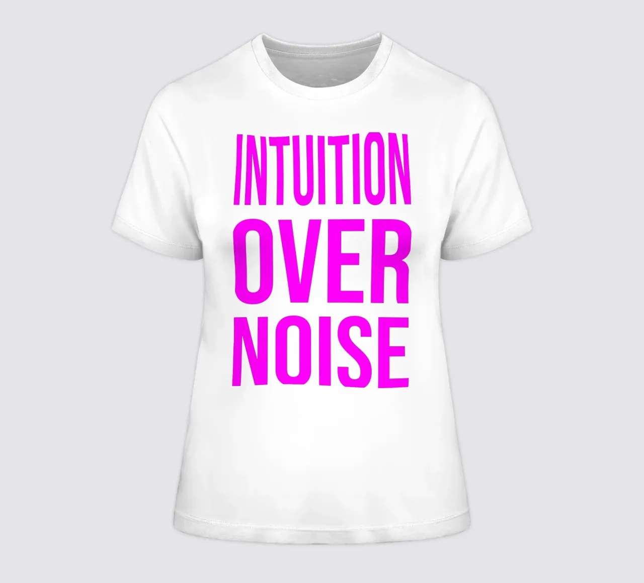 OVER Series- intuition over noise (5 colors) t-shirt da donna da OVER SERIES