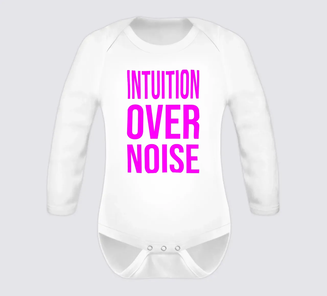 OVER Series- intuition over noise (5 colors) body neonato maniche lunghe da OVER SERIES
