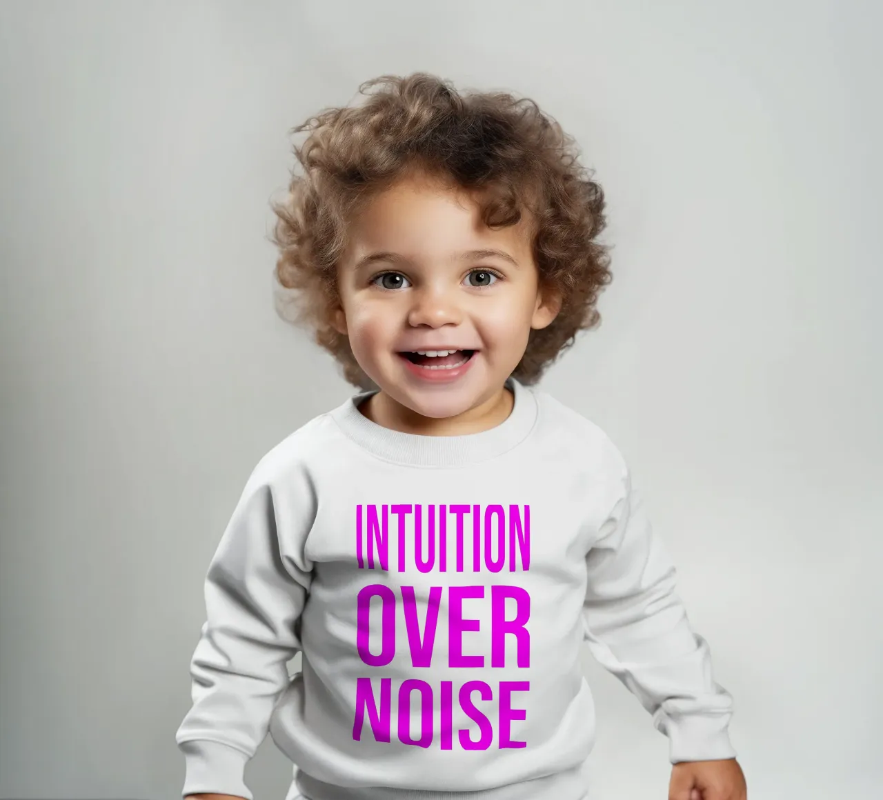 OVER Series- bold letters, brave values (5 colors) sudadera de bebé de OVER SERIES
