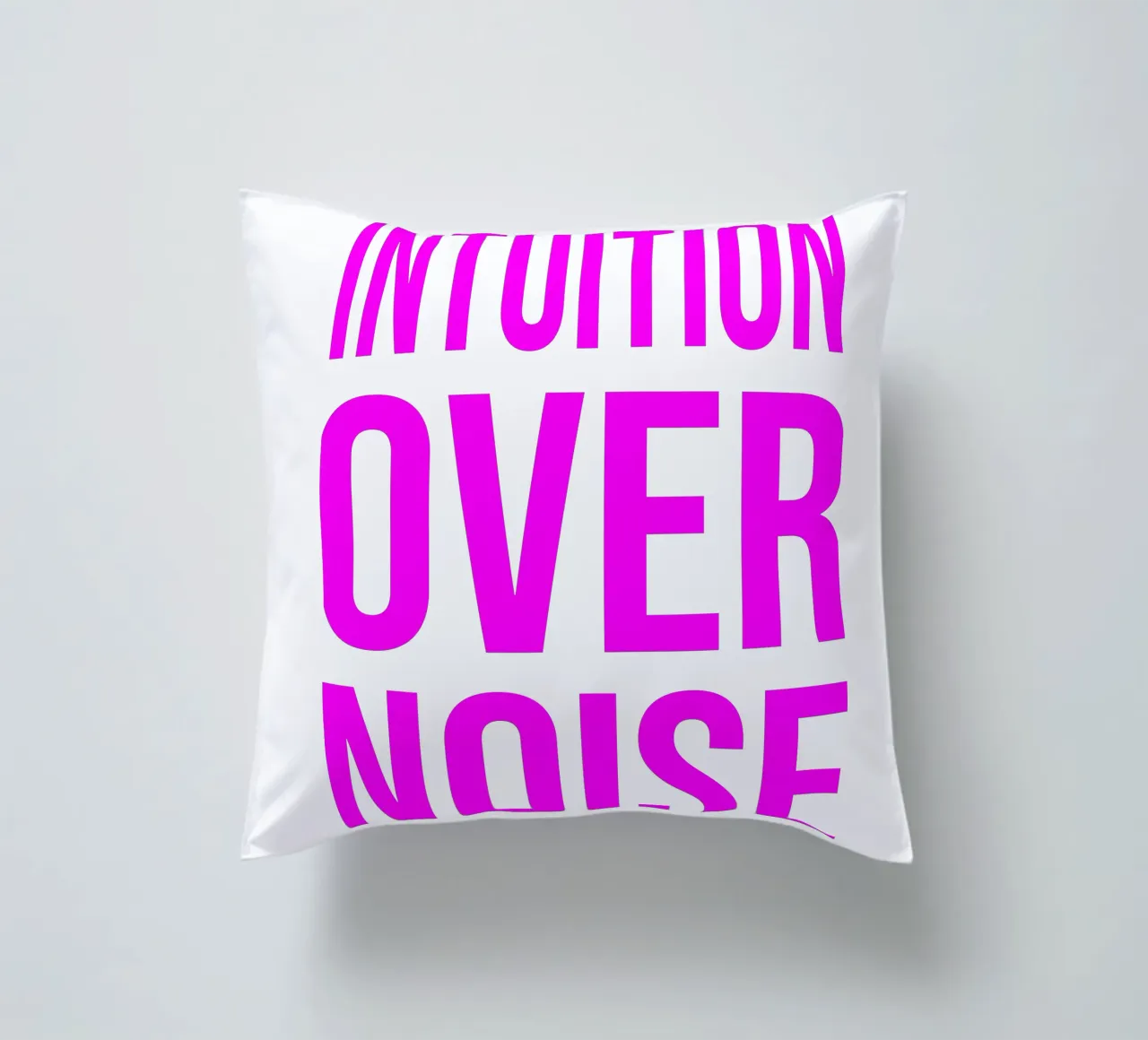 OVER Series- bold letters, brave values (5 colors) cuscino da OVER SERIES