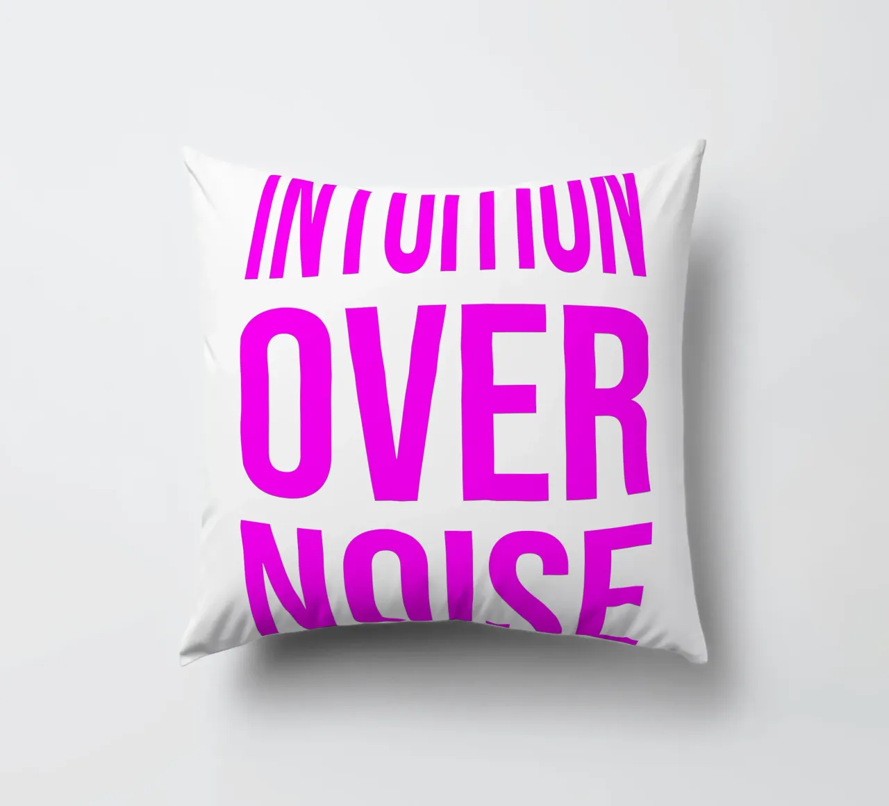 OVER Series- bold letters, brave values (5 colors) cuscino da OVER SERIES